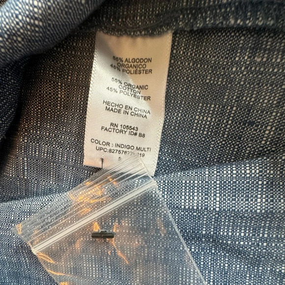 Derek Lam Chambray Button Down Sleeveless Dress with Pockets SZ 8 - Picture 12 of 15